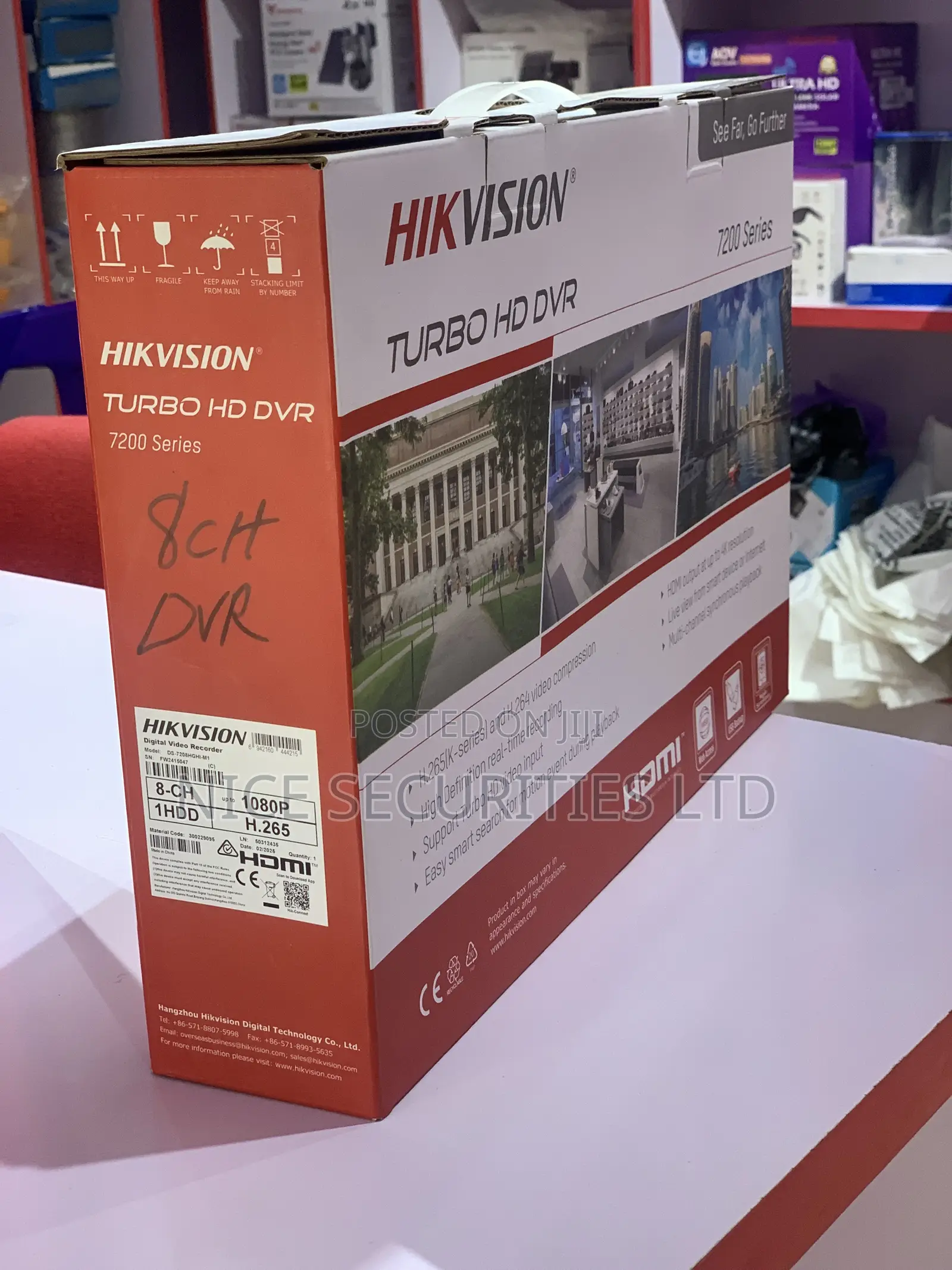 Hikvision Turbo HD 8-Channels DVR 2MP