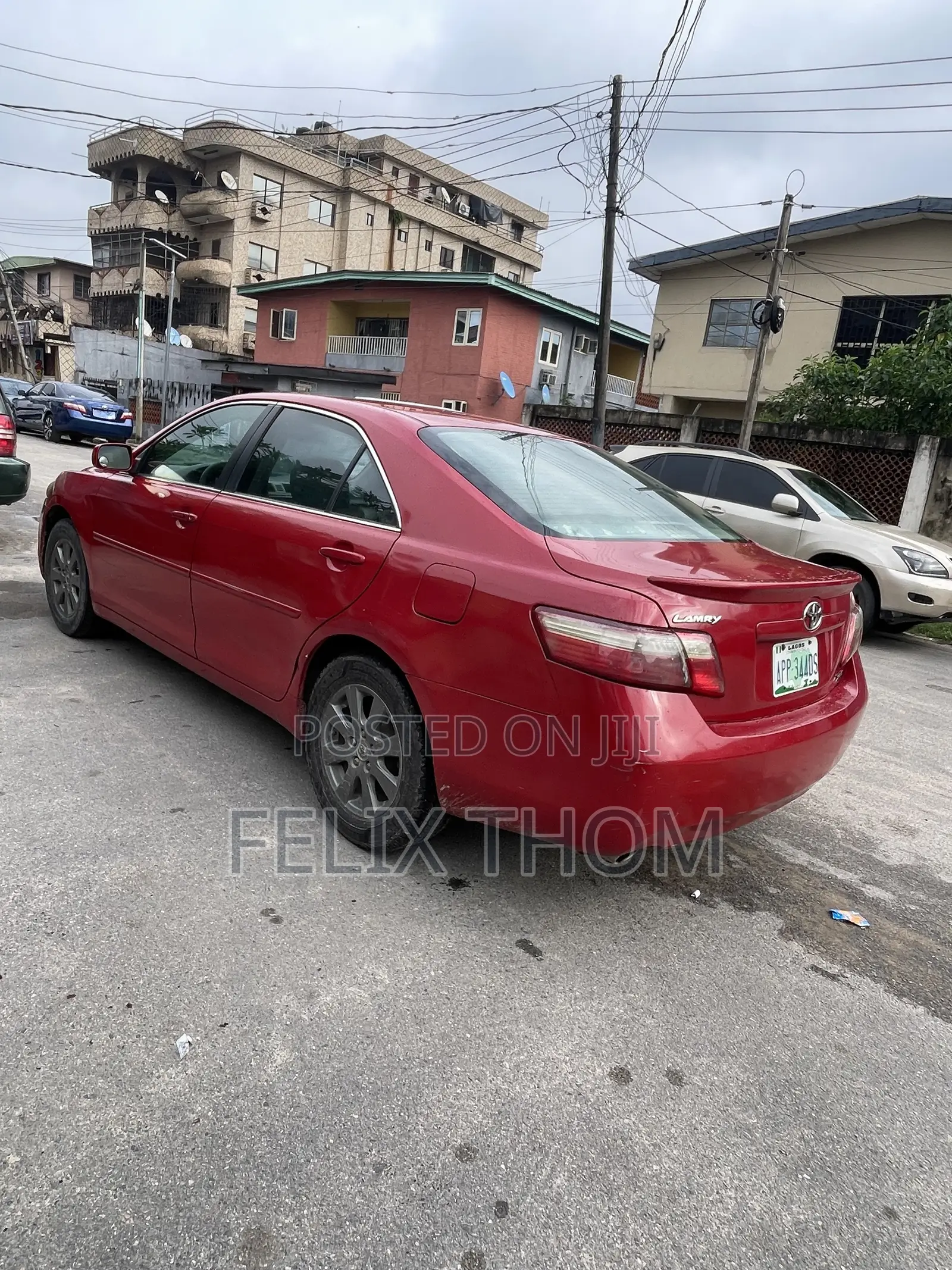 Toyota Camry XLE V6 4dr Sedan (3.5L 6cyl 6AM) 2007 Red