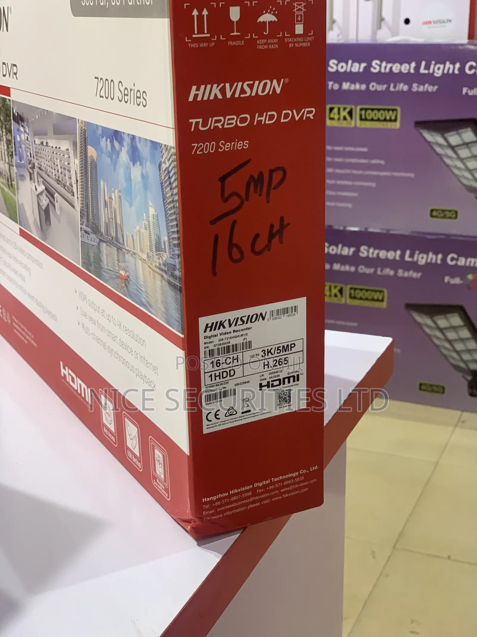Hikvision Turbo HD 16-Channels, 5MP DVR