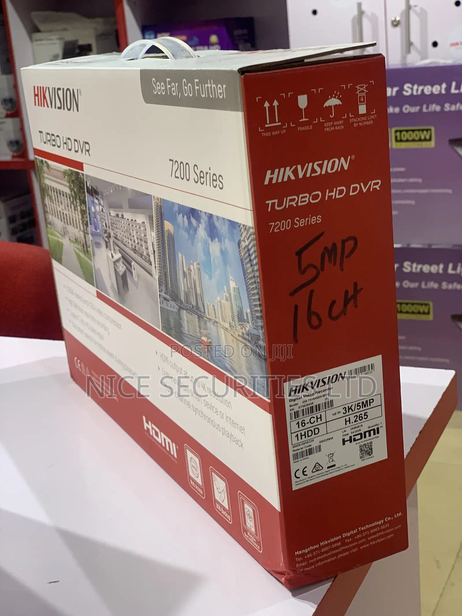 Hikvision Turbo HD 16-Channels, 5MP DVR