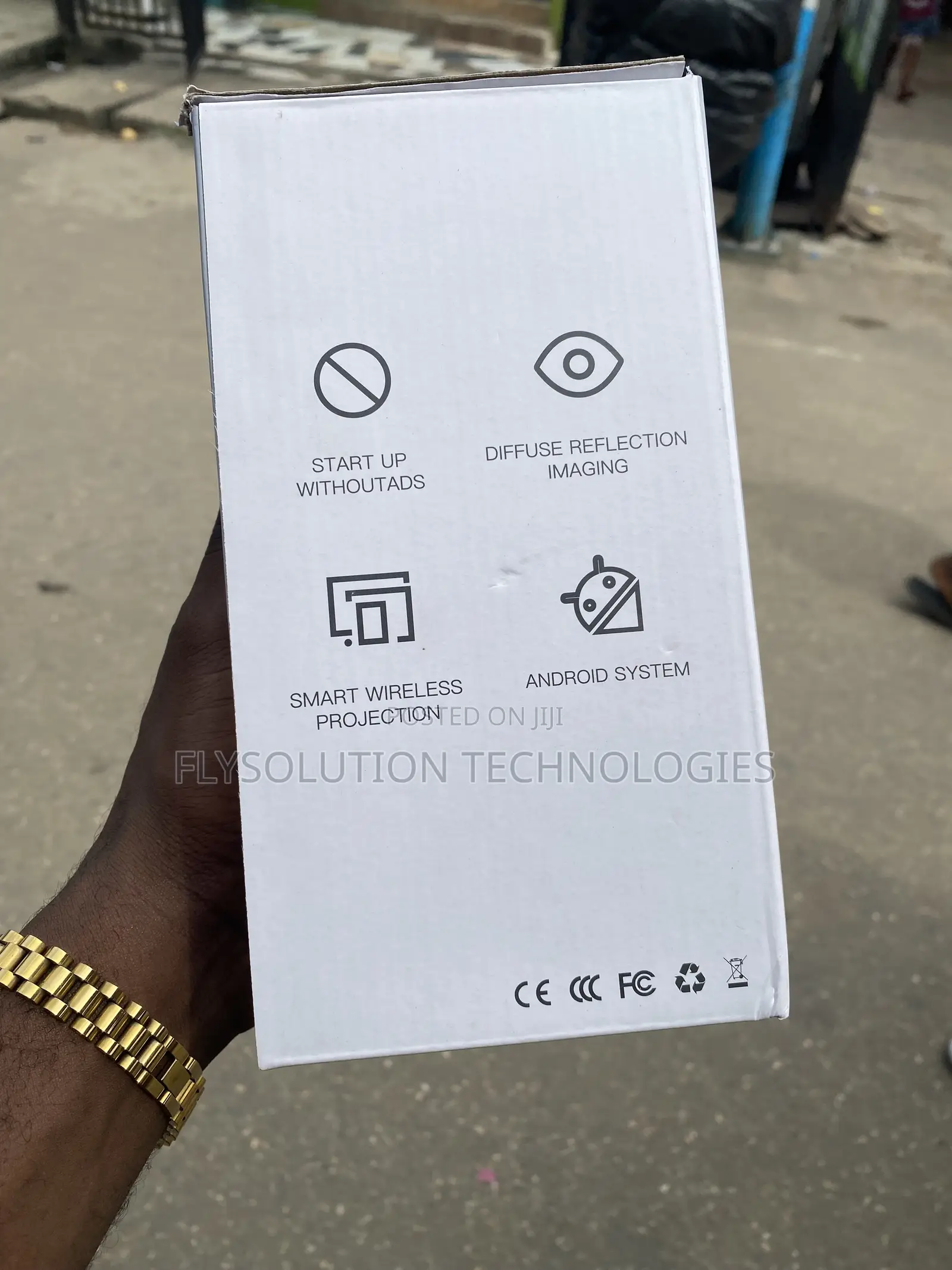 Portable Android Projector 1080P Bedroom Party | TV Video Home