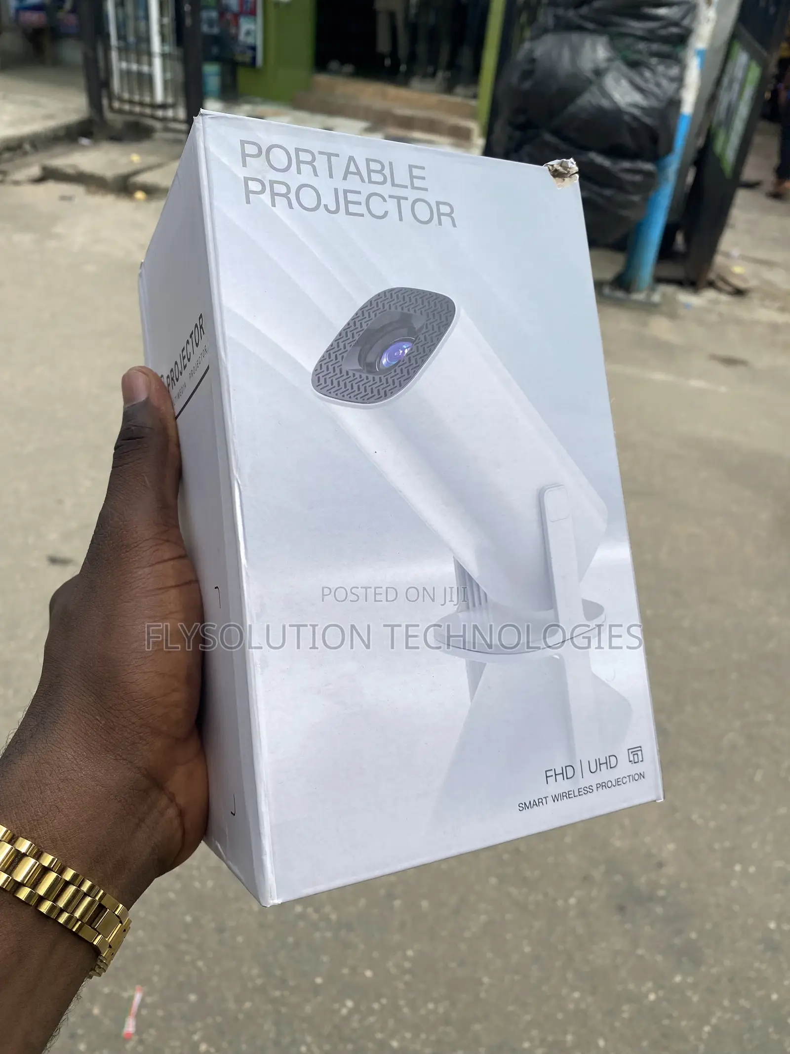 Portable Android Projector 1080P Bedroom Party | TV Video Home