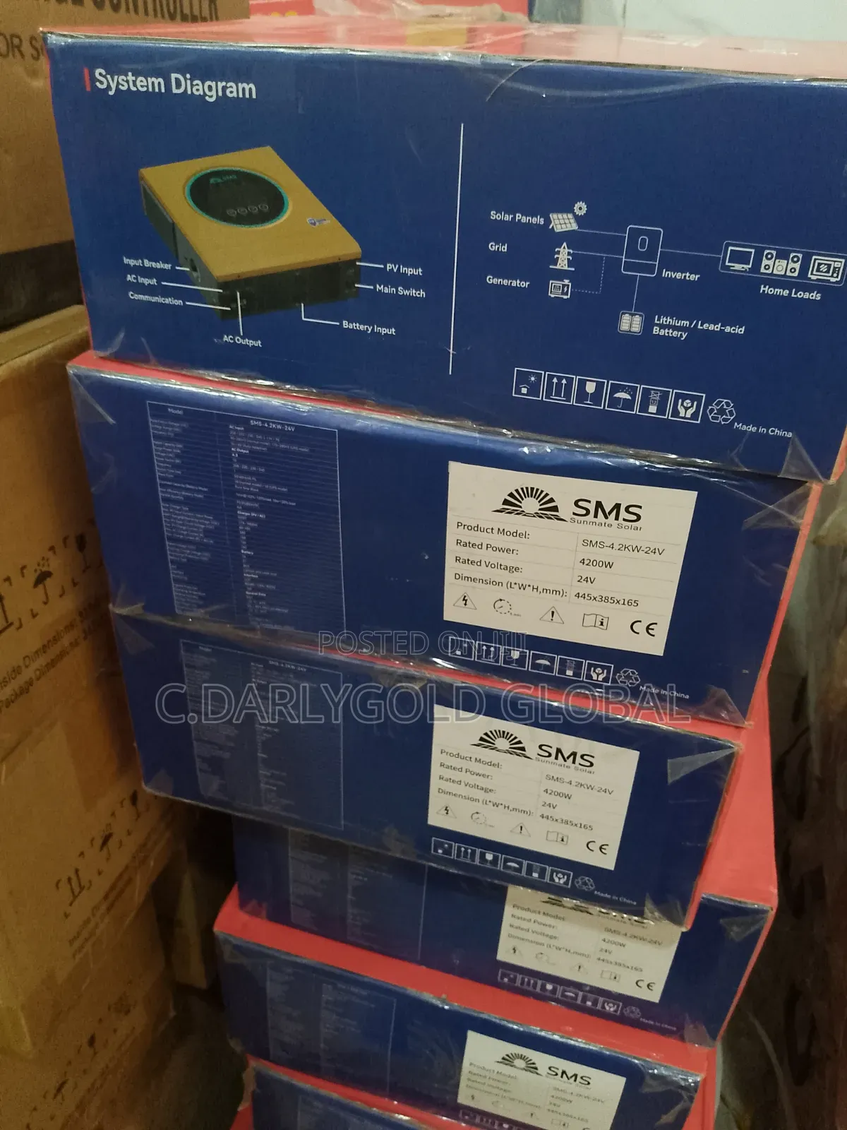 SMS 4.2kva 24v Hybrid Inverter
