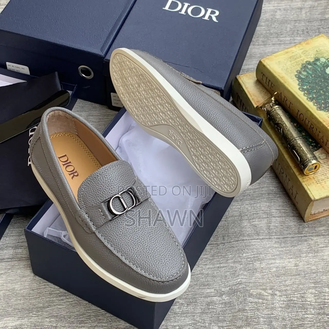 Christian Dior Leather Loafers