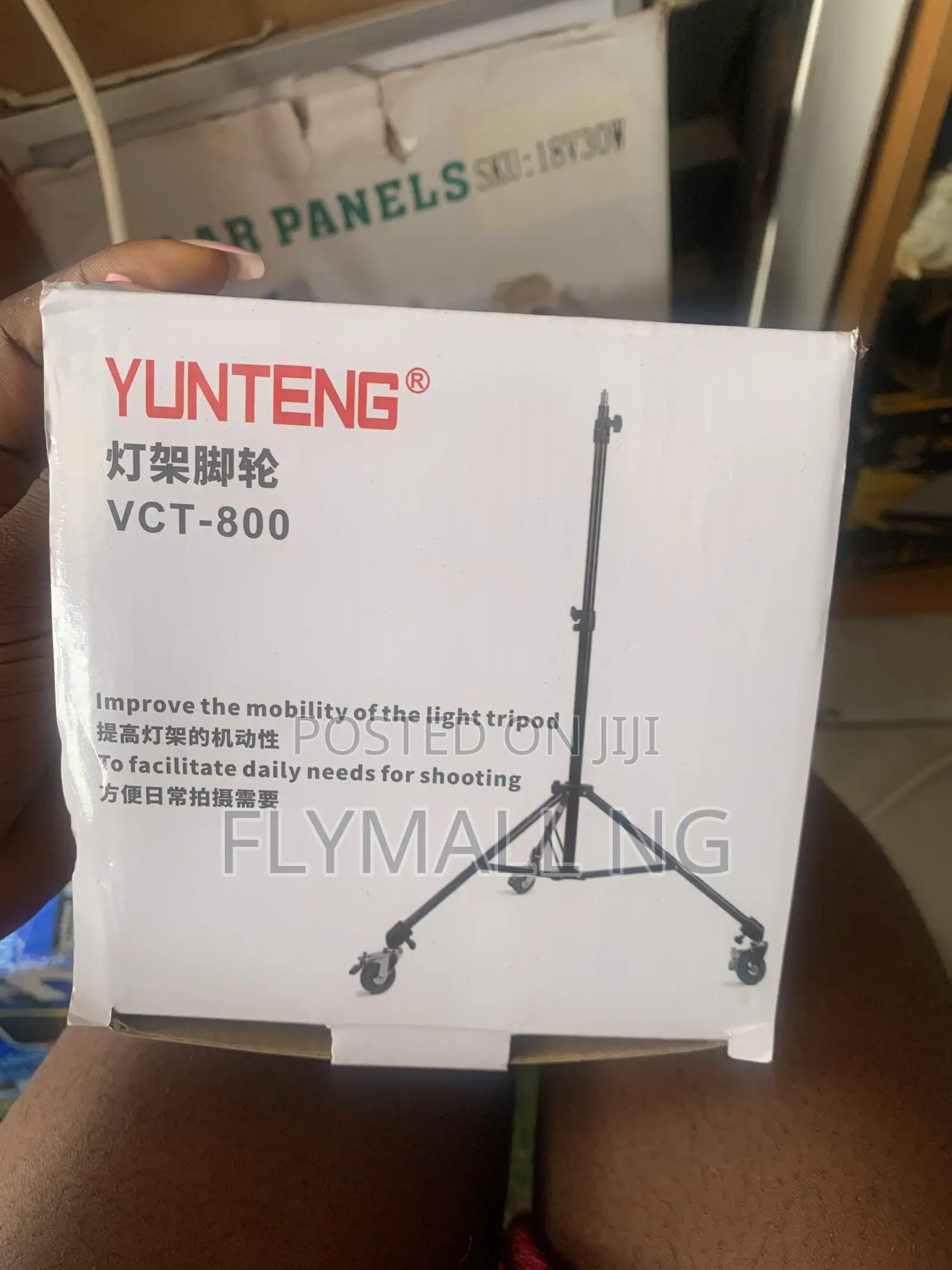 YUNTENG VCT-800 Studio Photography Light Stand Caster Wheels
