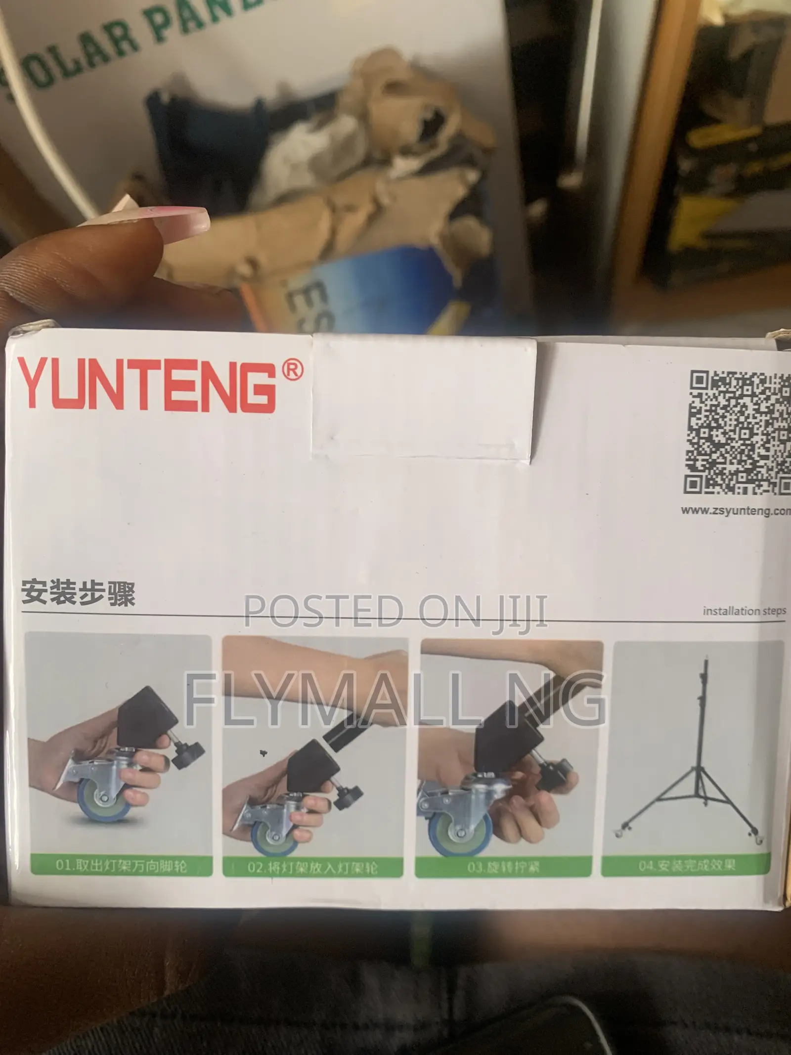 YUNTENG VCT-800 Studio Photography Light Stand Caster Wheels