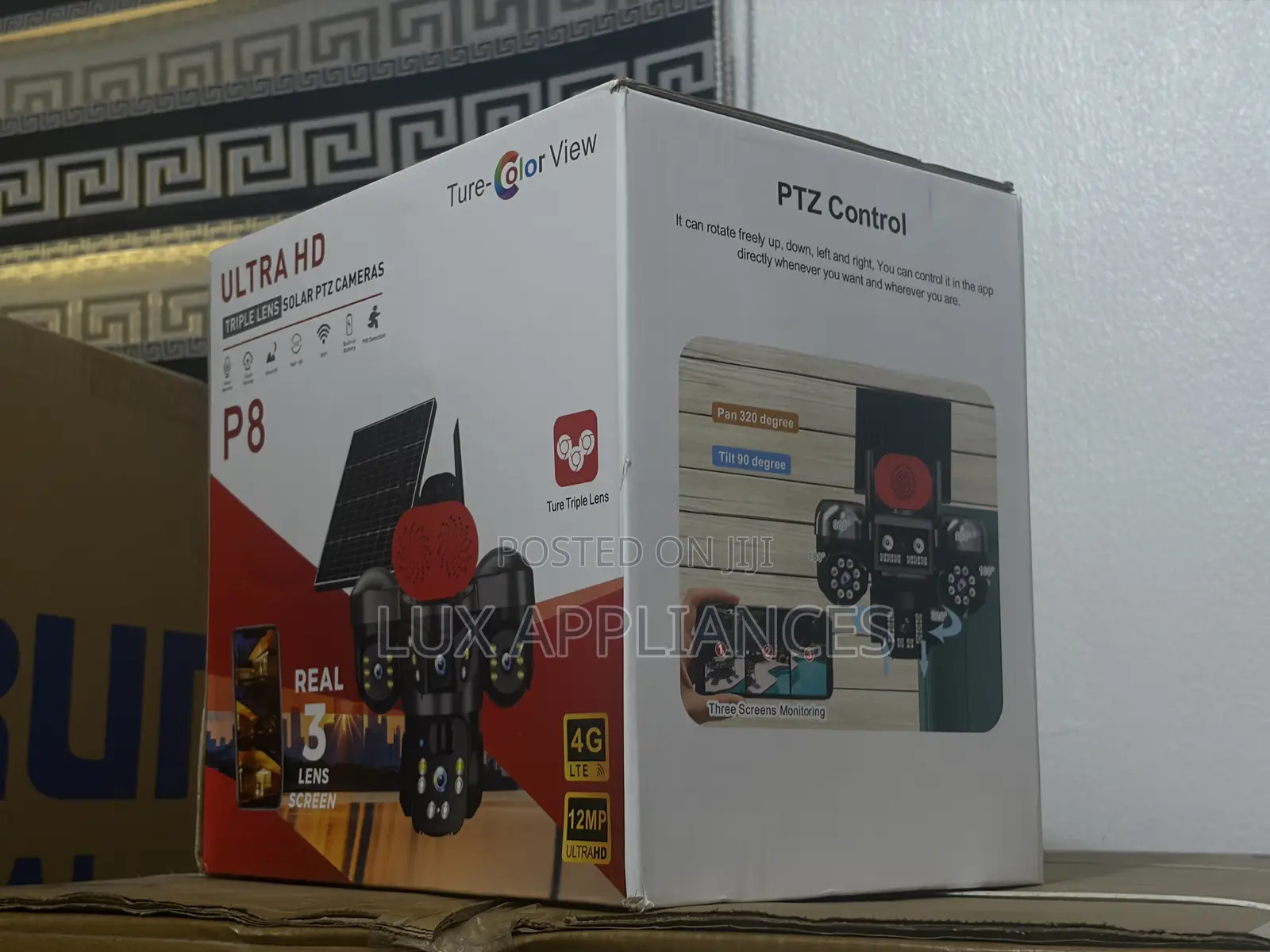 P9 12mp 4g Sim Solar PTZ Monitoring Camera