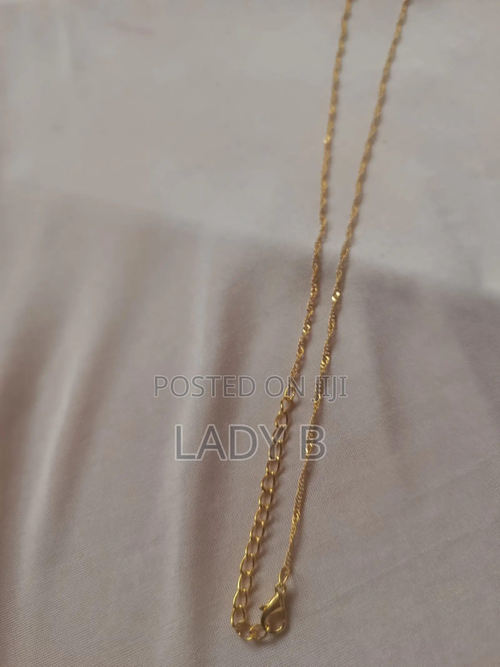 Elegant Gold-Plated Chain Necklace