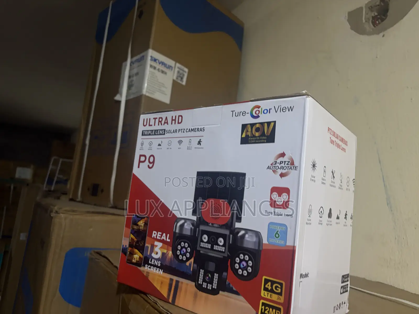 4G LTE Solar-Powered 12MP Pan-Tilt Security Camera