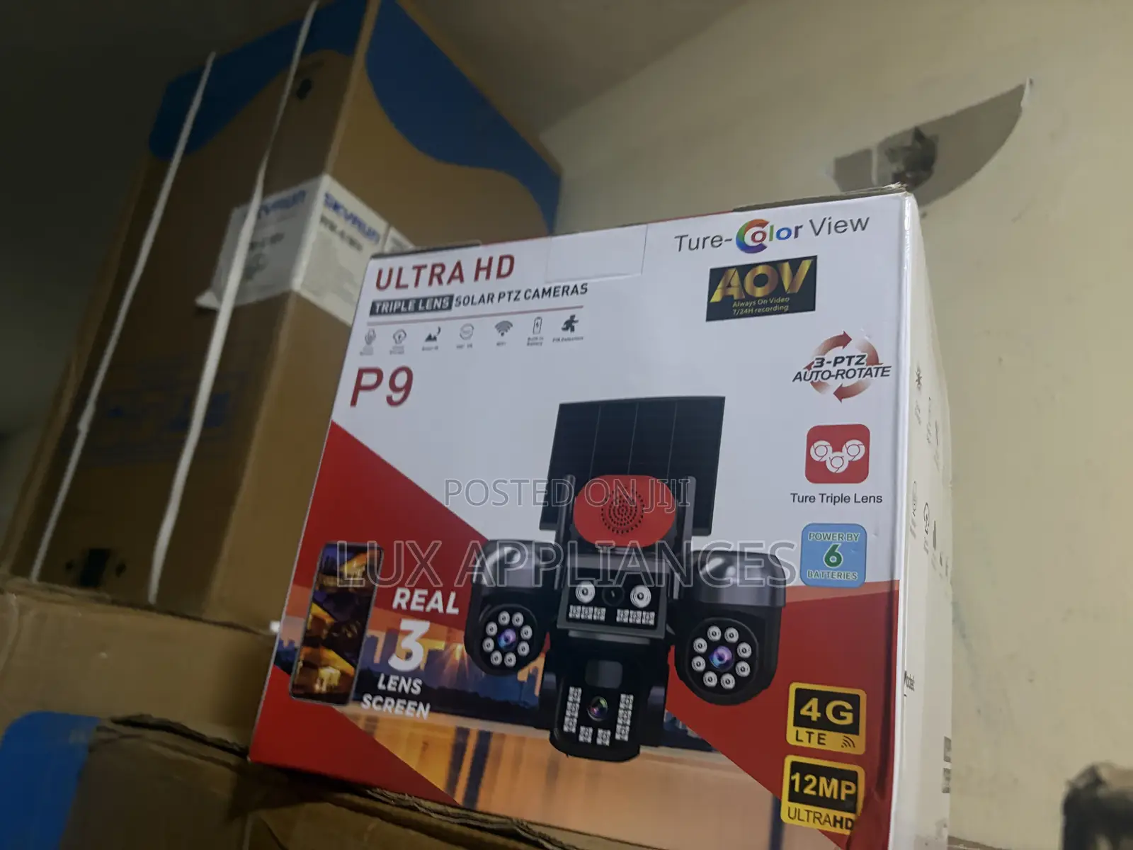4G LTE Solar-Powered 12MP Pan-Tilt Security Camera