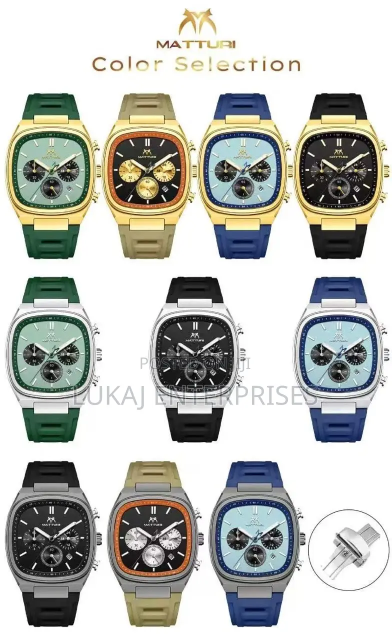 Matturi Classic Rubber Watch