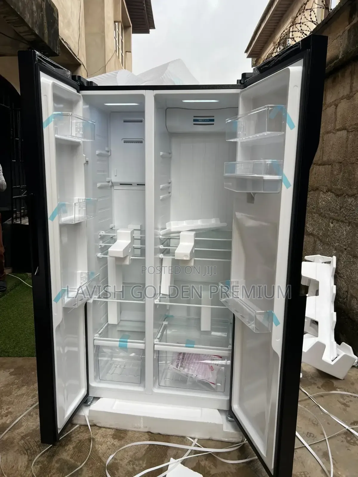 Polystar 507l Side by Side Inverter Refrigerator With Water Dispenser