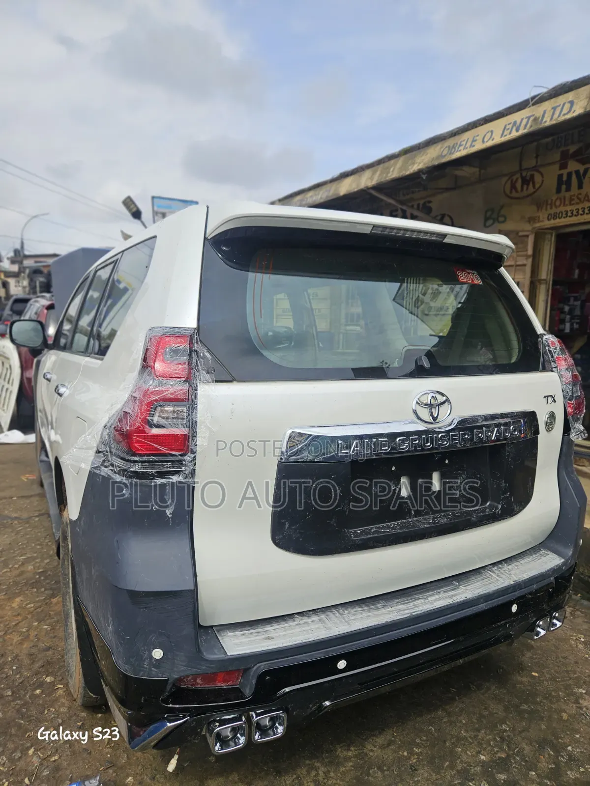 Toyota Prado 2010 Upgraded to 2023 Exterior.