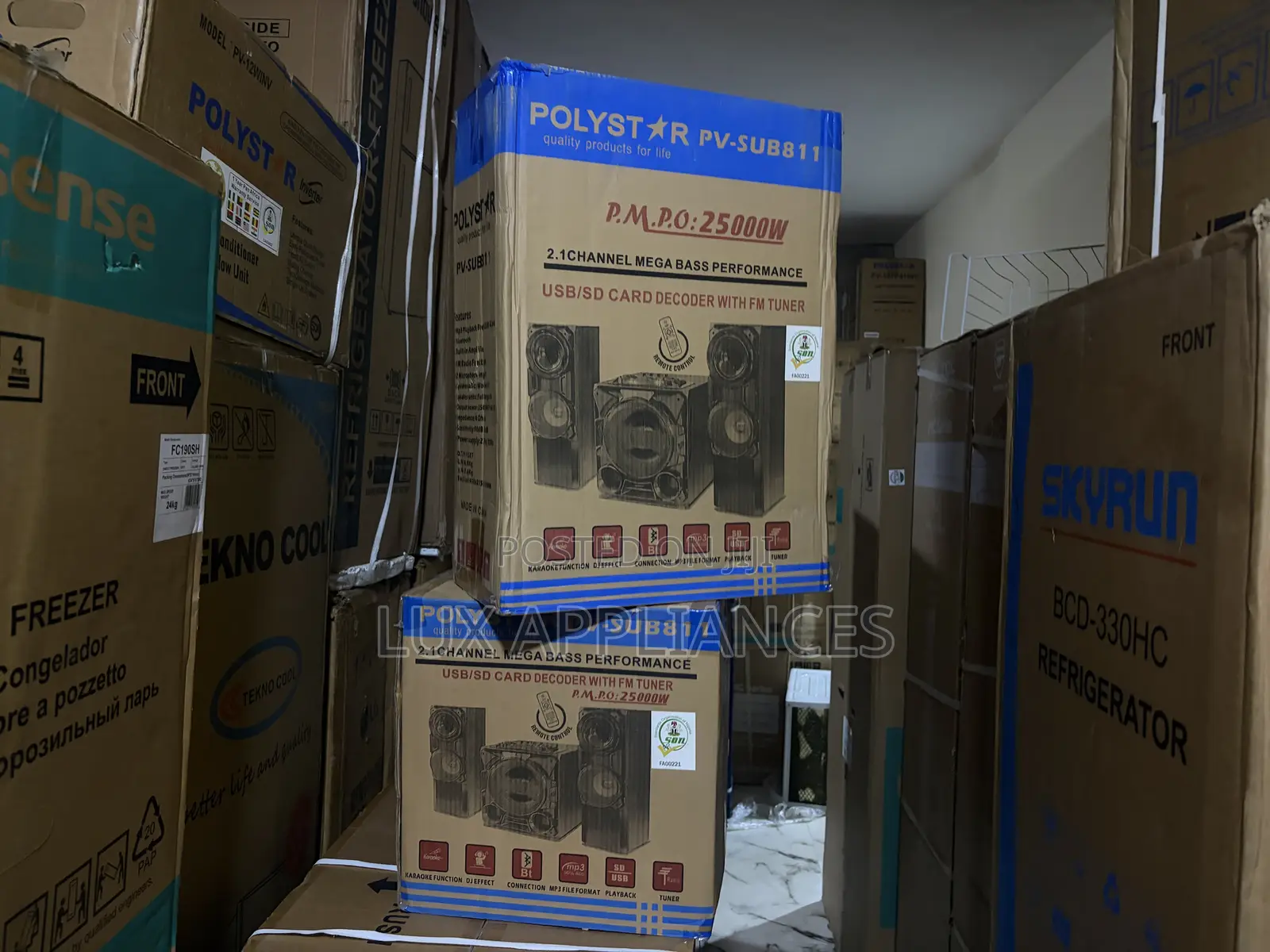 PV-SUB811 Bluetooth Stereo Speaker System by Polystar