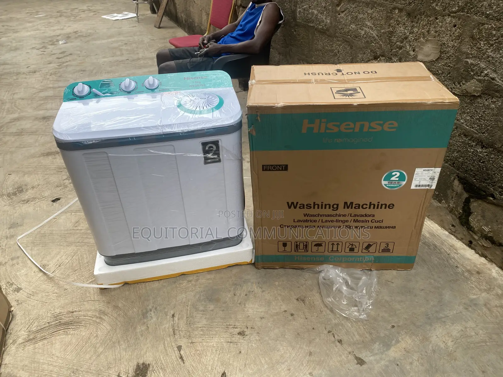 Hisense WSQB753 7.5KG Twin Tub Laundry Washer