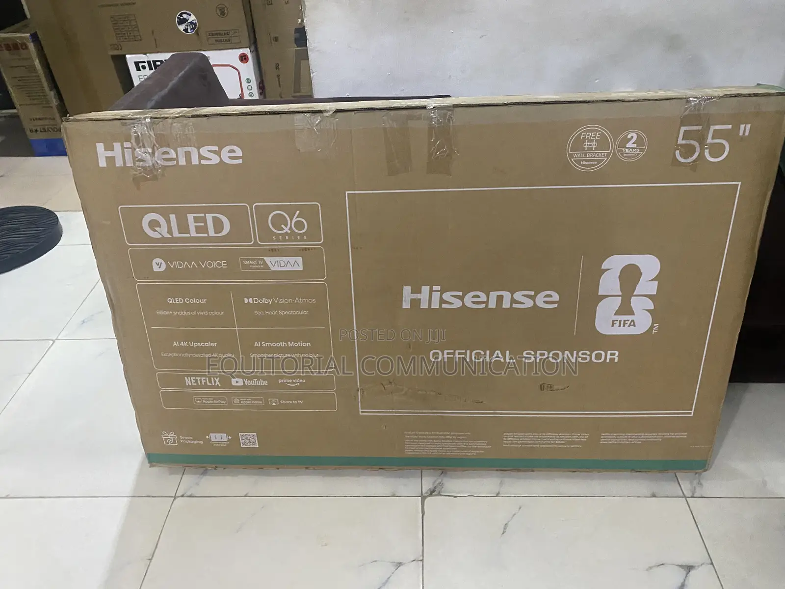 Hisense 55 Inches Smart TV QLED Display