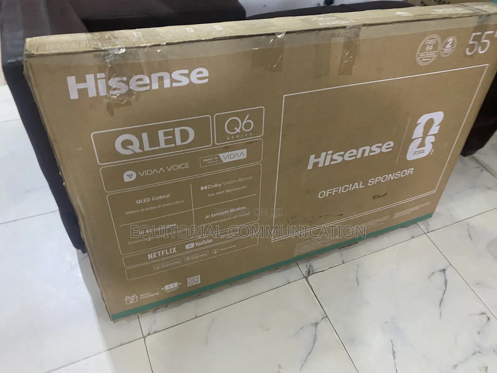 Hisense 55 Inches Smart TV QLED Display