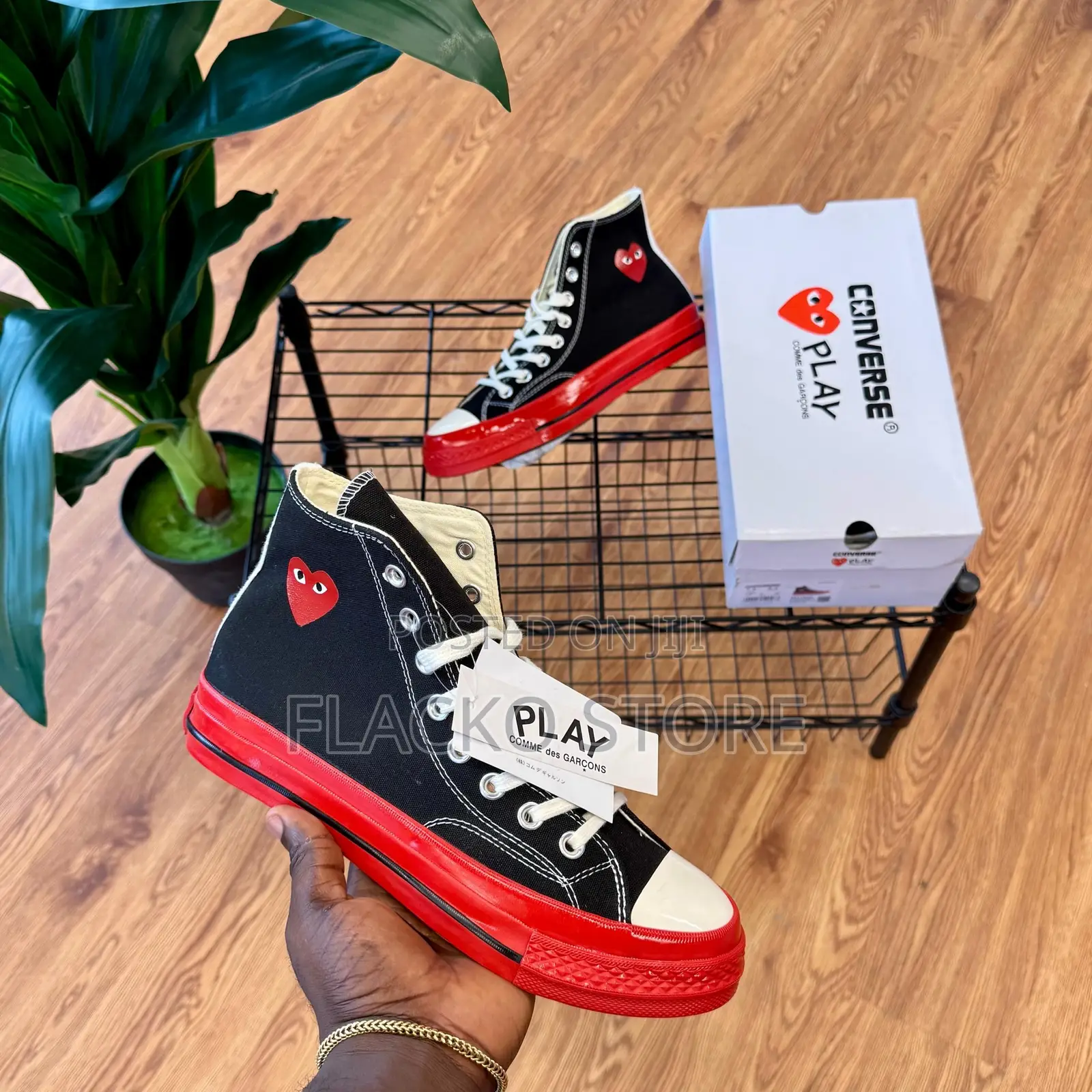 High Quality Commes Des Garçon Play Converse Chuck Taylor 70s Sneakers