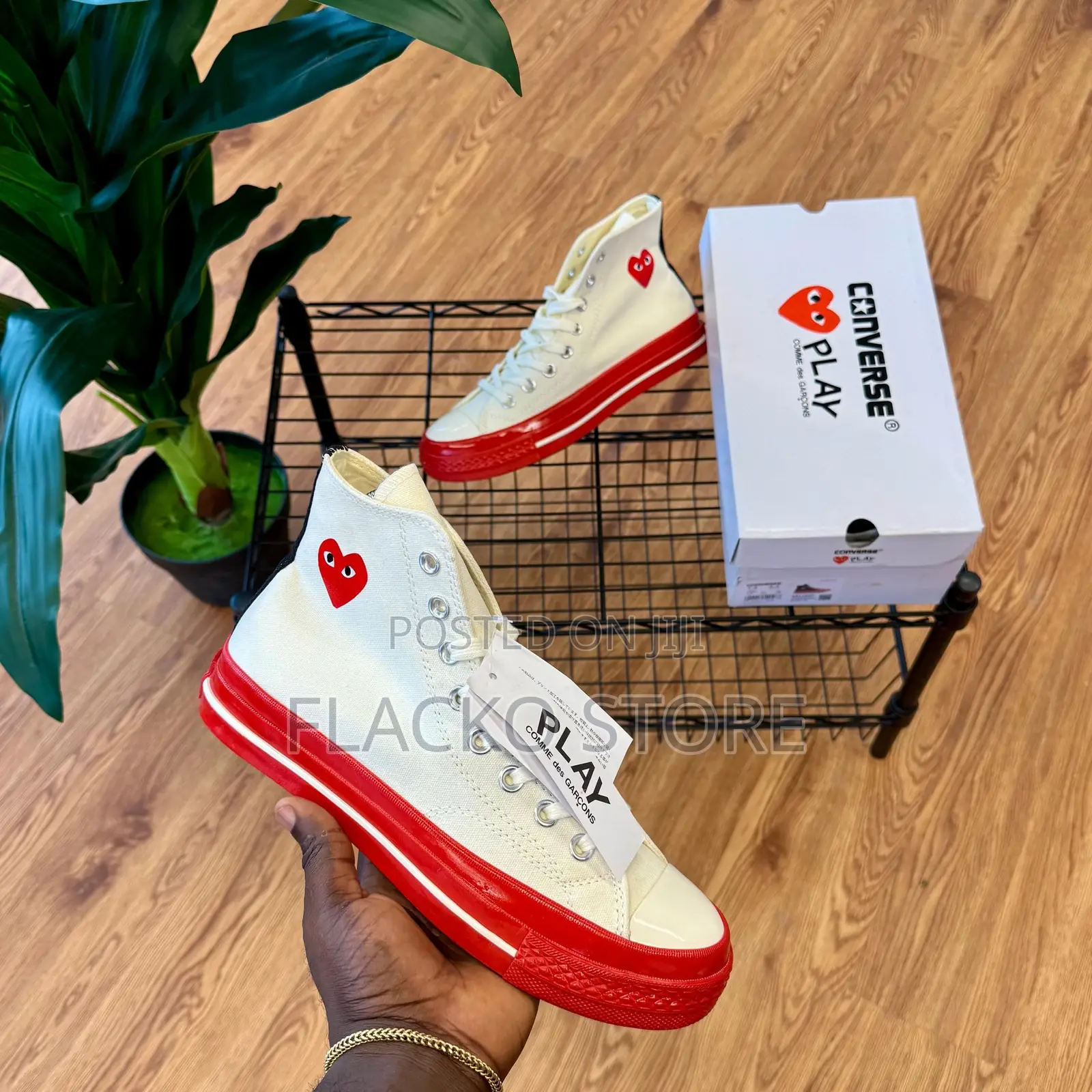 High Quality Commes Des Garçon Play Converse Chuck Taylor 70s Sneakers