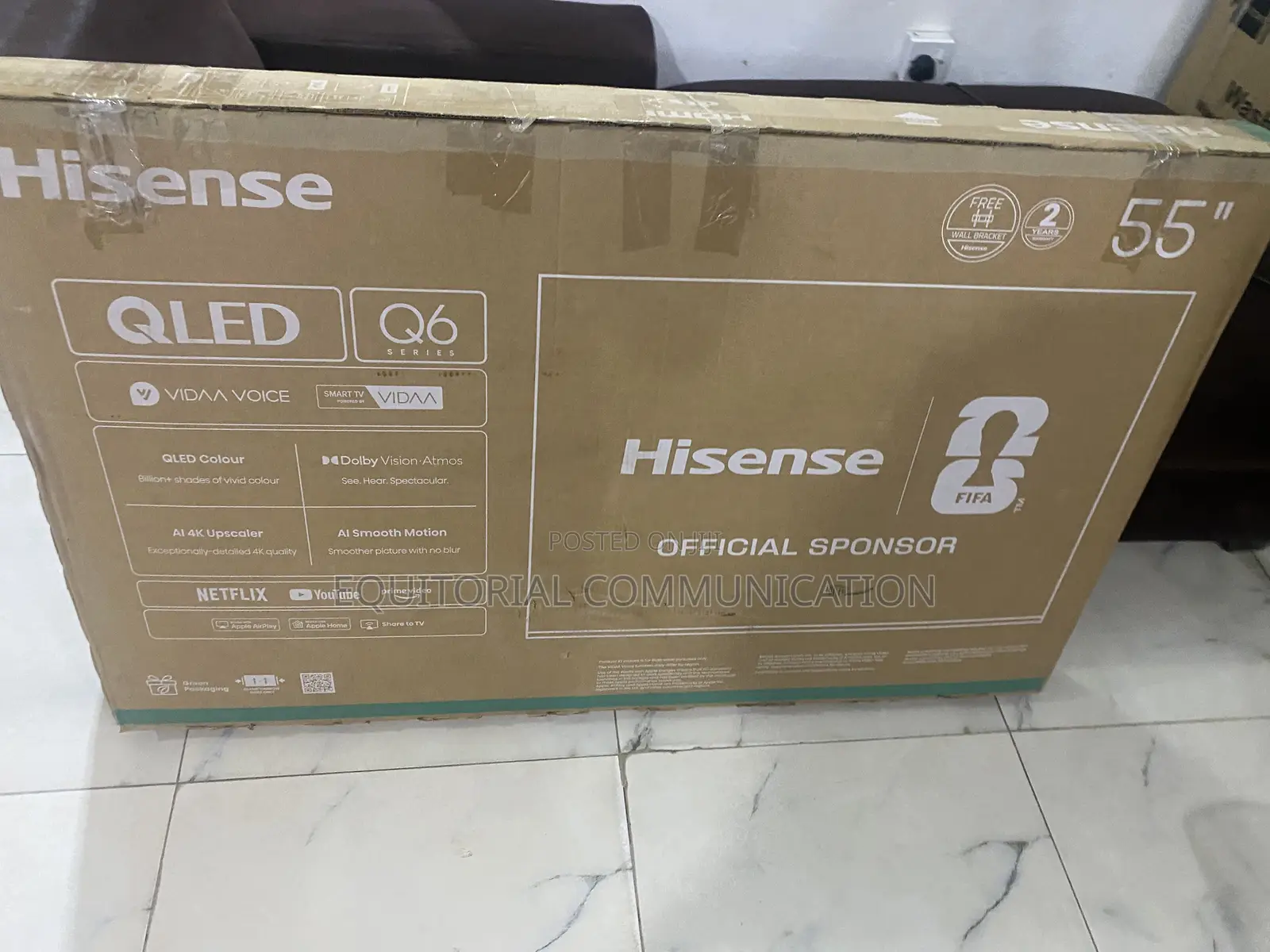 Hisense 55 Inch Premium QLED Smart TV