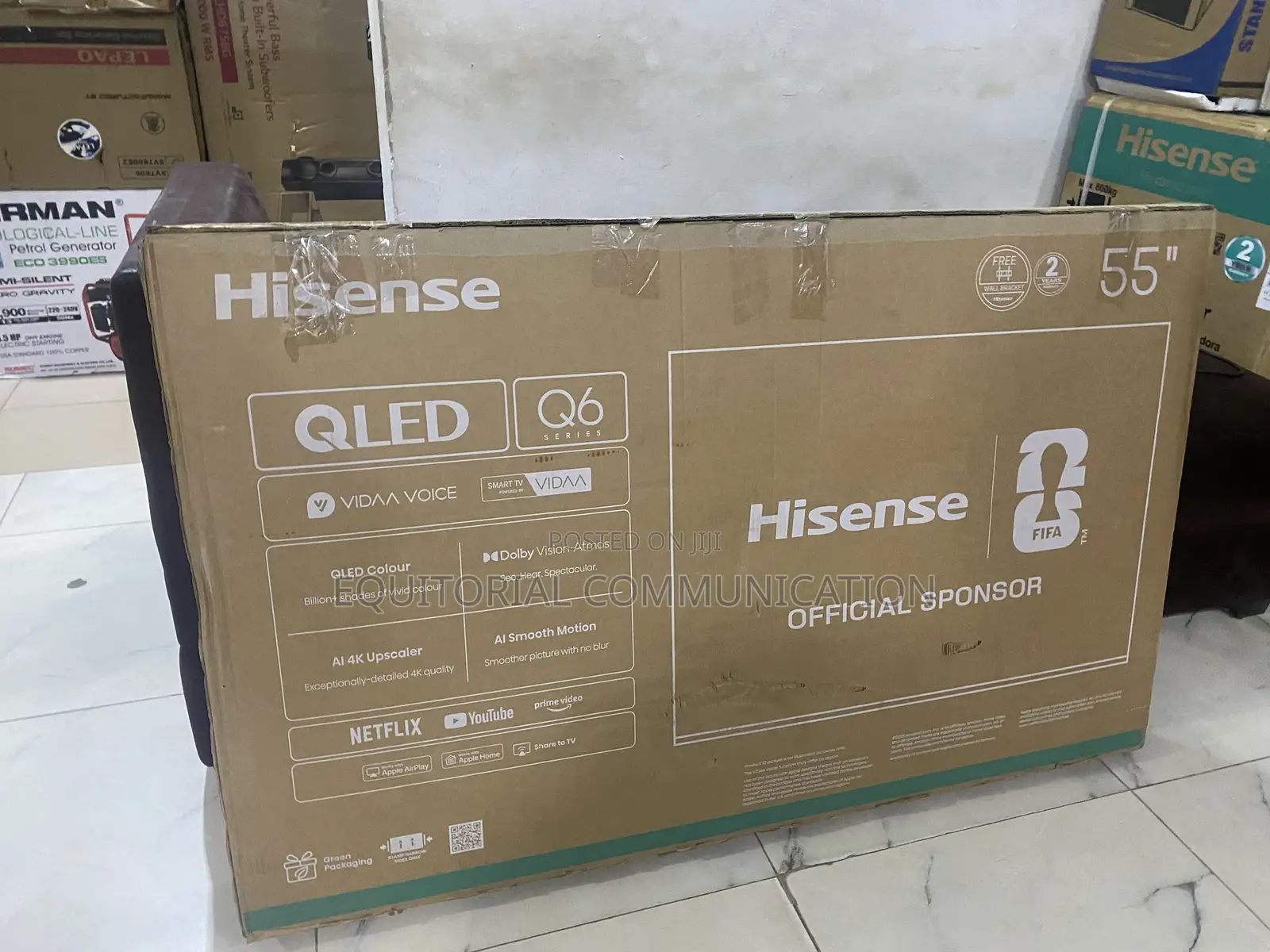 Hisense 55Q61QAVT 55 INCH Smart QLED Screen