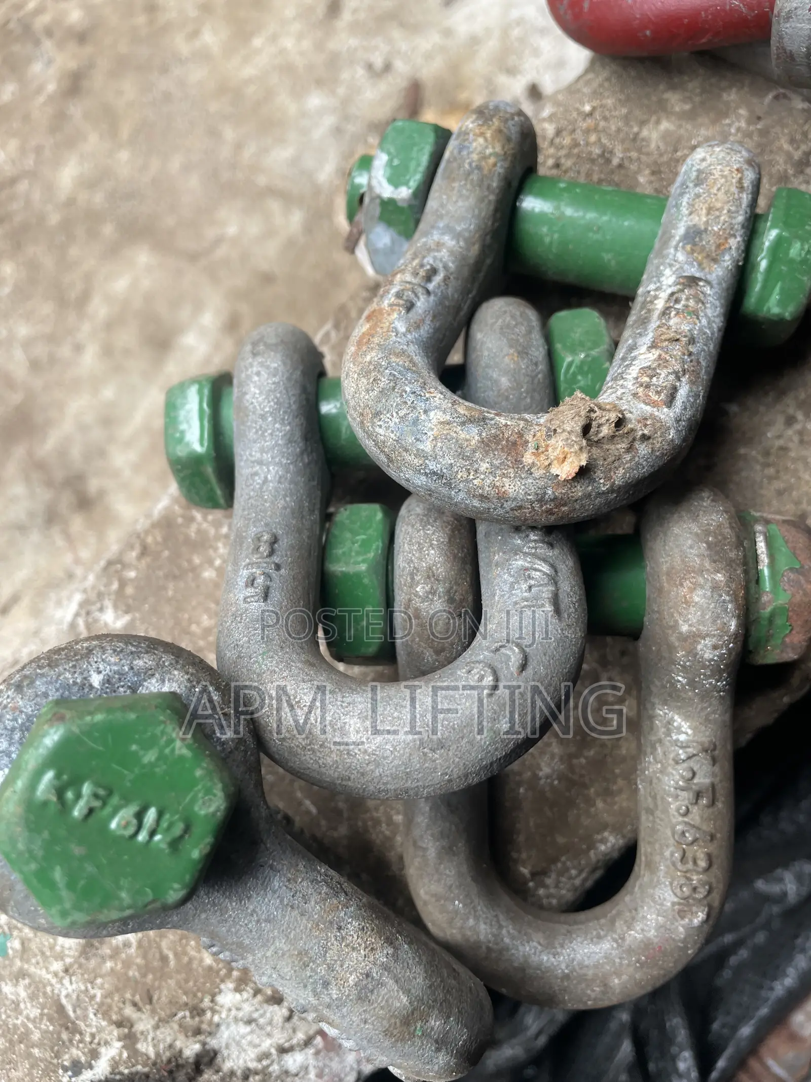 5/8” K.F Dee Shackles 3-1/4ton C/W Bolt and Nut