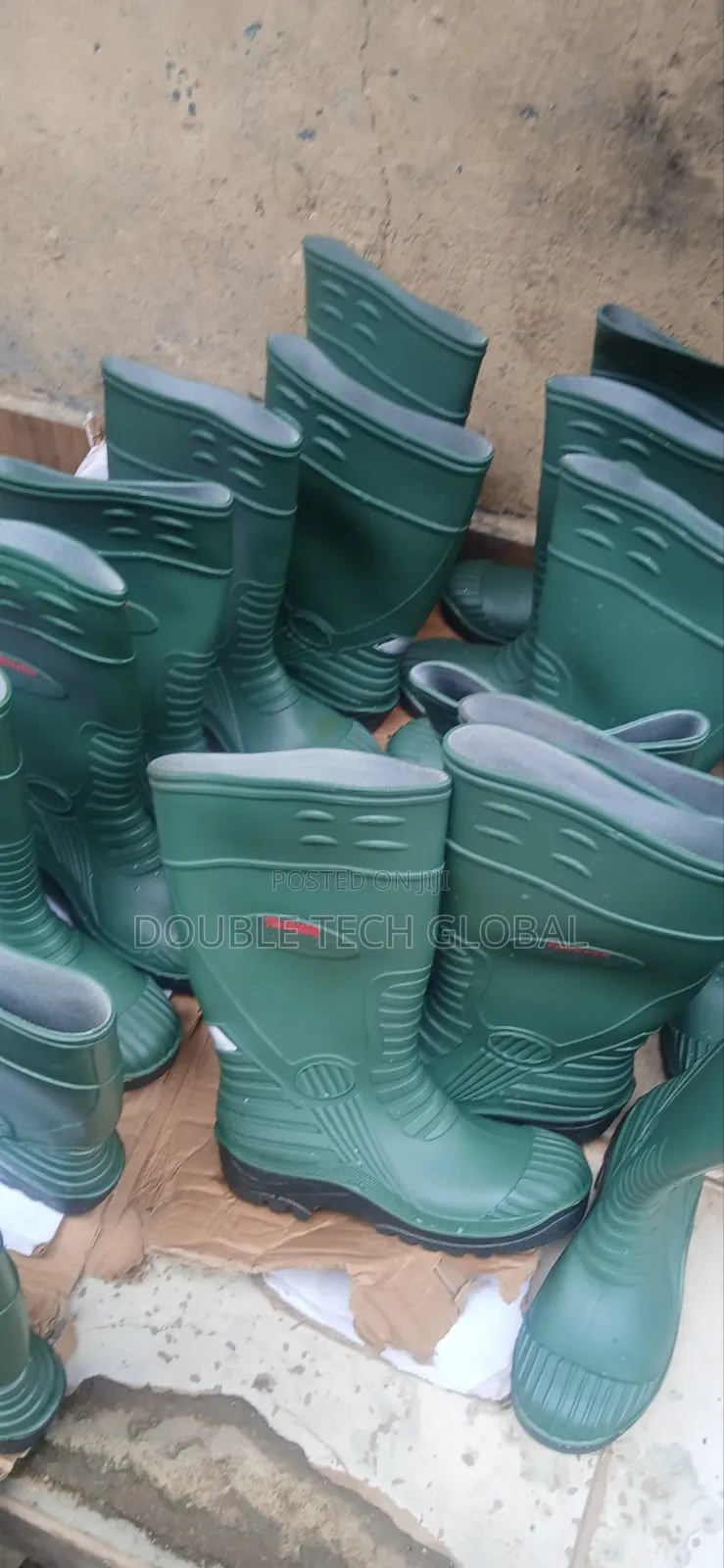 PVC Safety Trucker Rain Boots