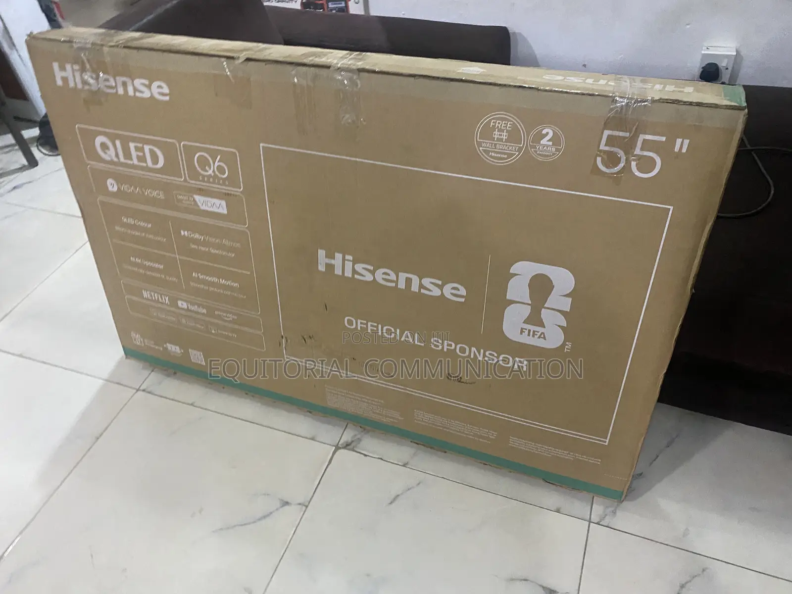 Hisense 55 Inches QLED Entertainment TV