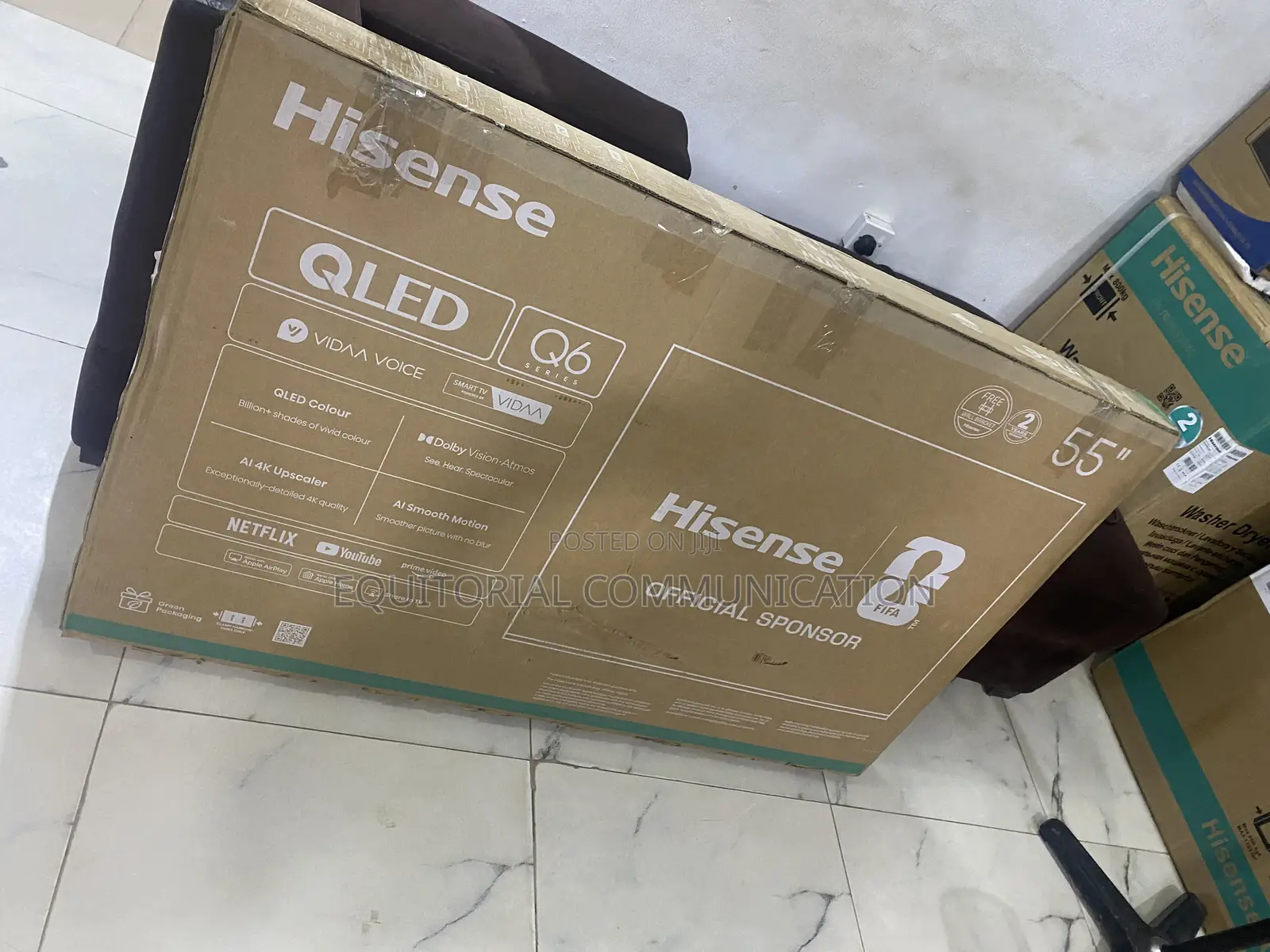 Hisense 55 Inch QLED Flat Screen TV
