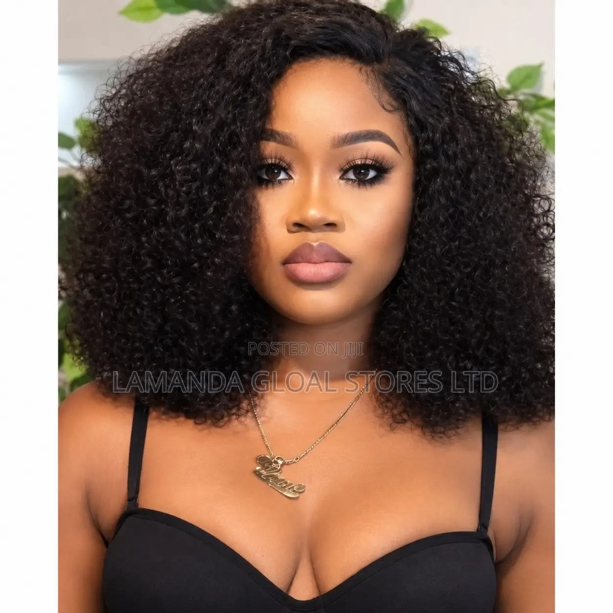 Short Kinky Curly Side Part HD Lace Front Bob Wig