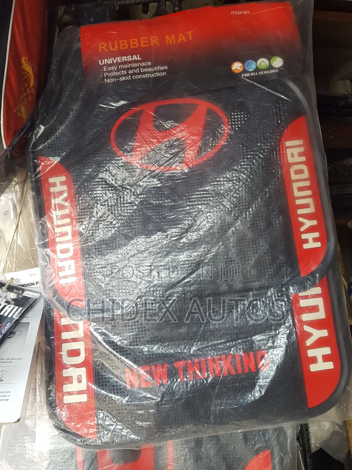 Rubber Foot Mat for Hyundai "