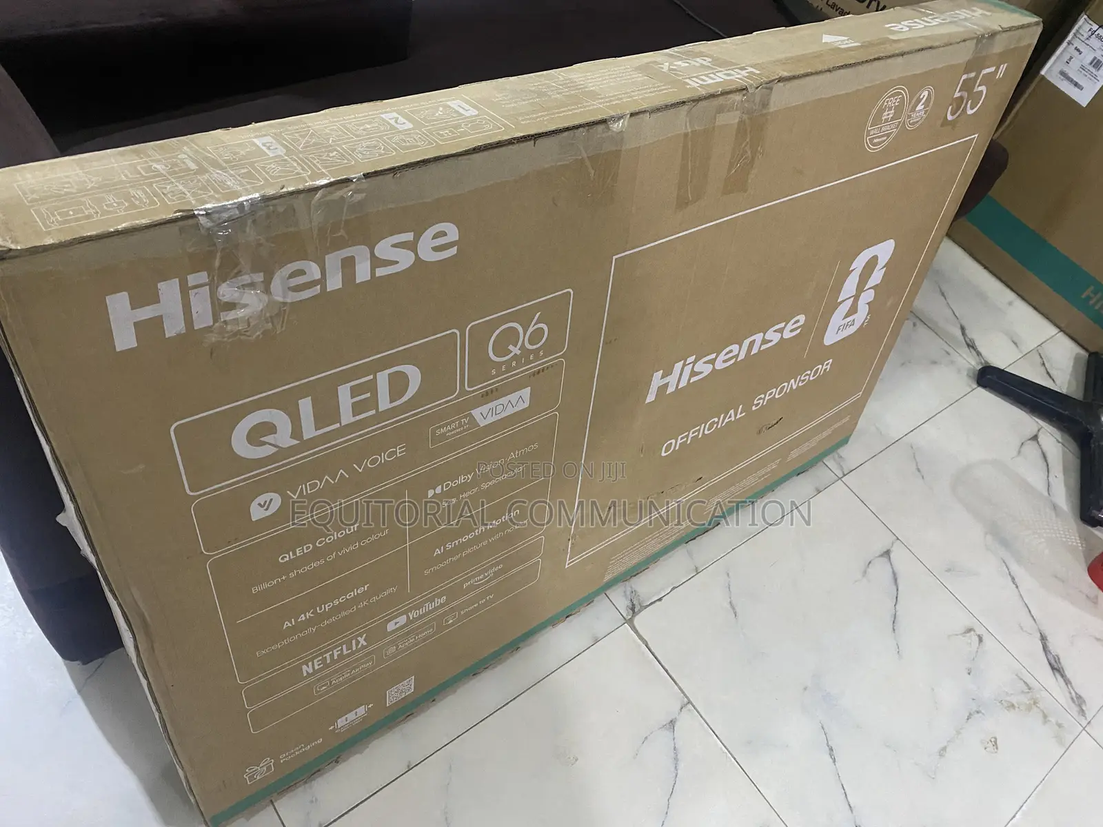 Hisense QLED 55 Inch Living Room TV