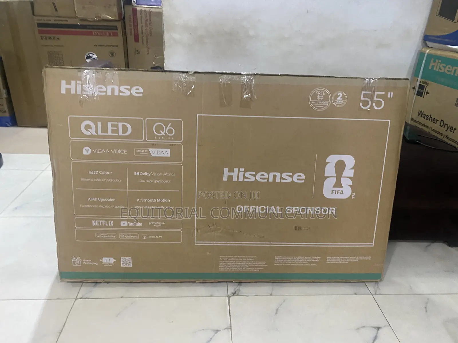 Hisense 55 Inches QLED Movie Watching TV