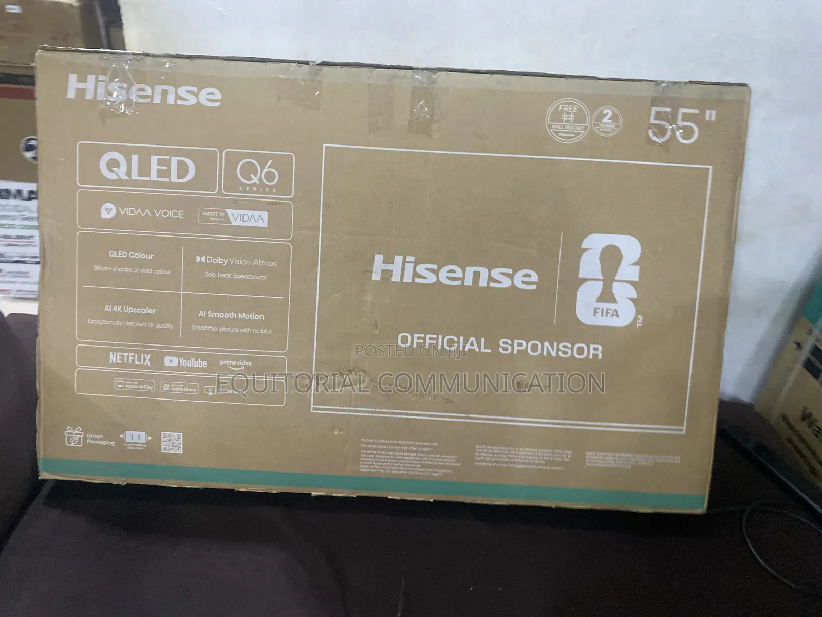 Hisense 55 Inches QLED Movie Watching TV
