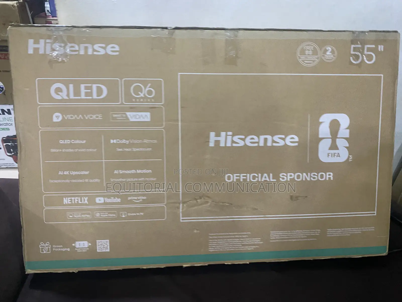 Hisense 55 Inch QLED Television for Home