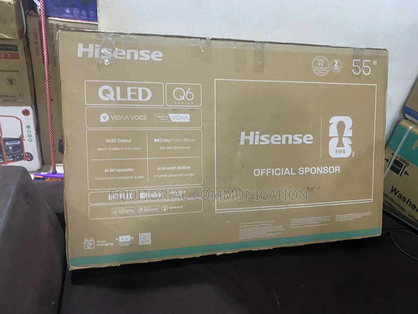Hisense 55Q61QAVT 55 Inch Large QLED Smart TV