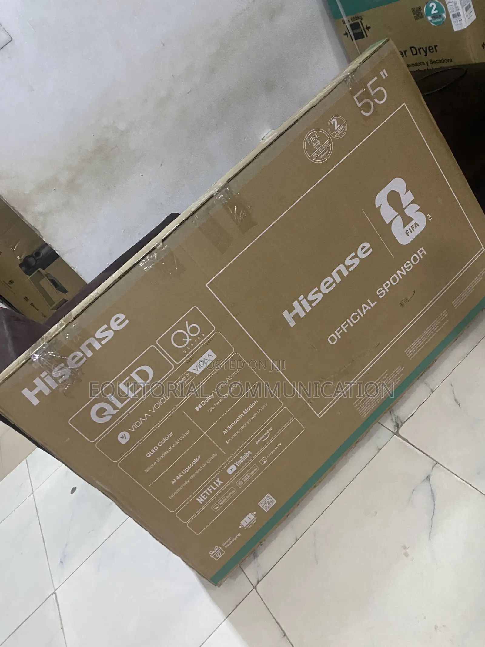 Hisense 55Q61QAVT 55 Inch Large QLED Smart TV