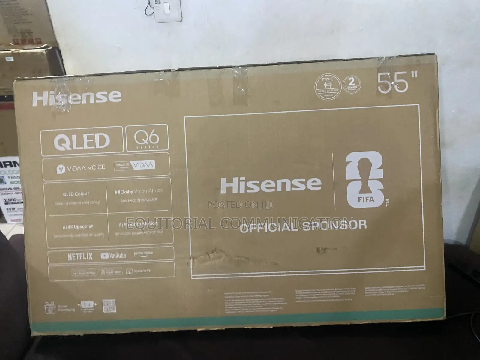 Hisense 55 Inches QLED Flat Screen Television
