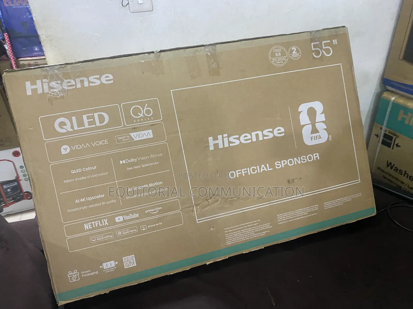 Hisense 55 Inches QLED Flat Screen Television