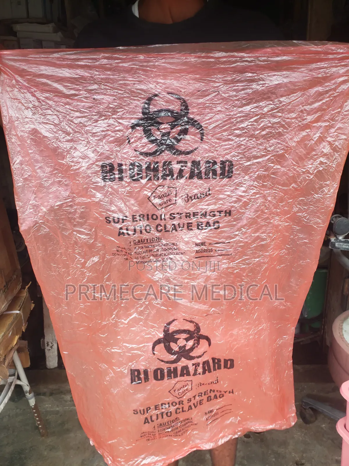 Disposable Biohazard Bag