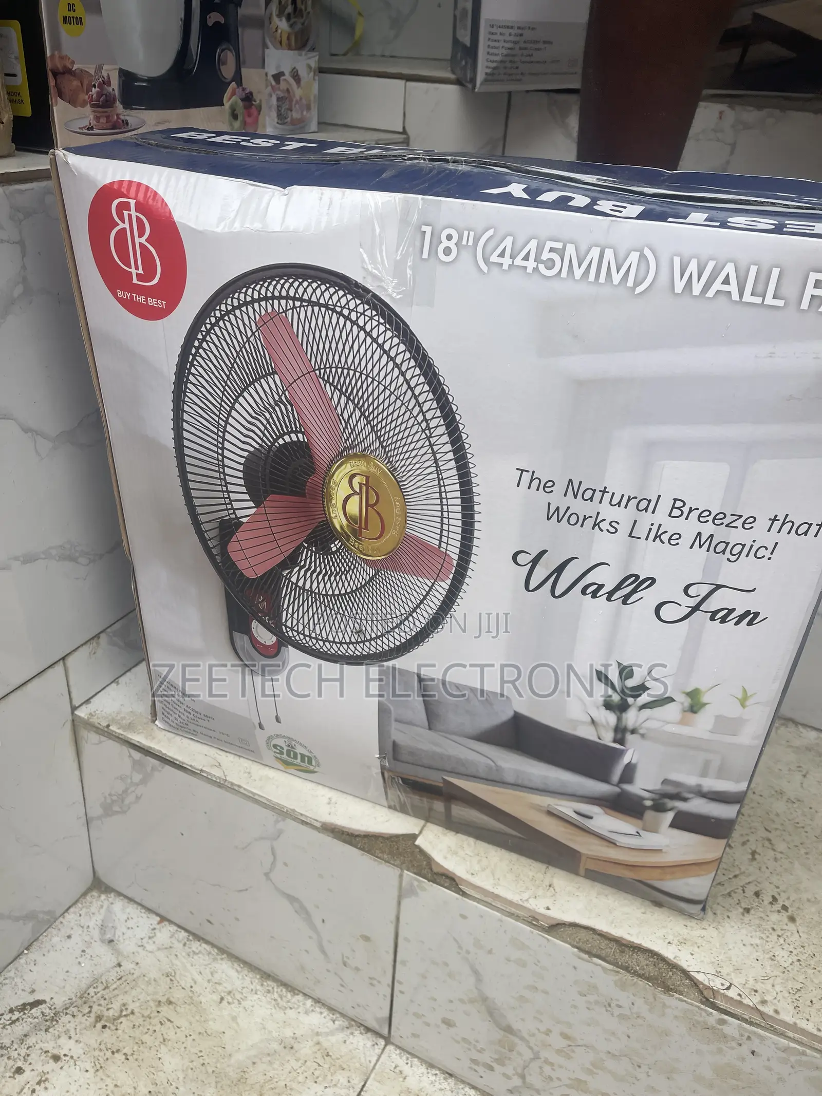 Best Buy 18-Inch Wall-Mounted Electric Fan