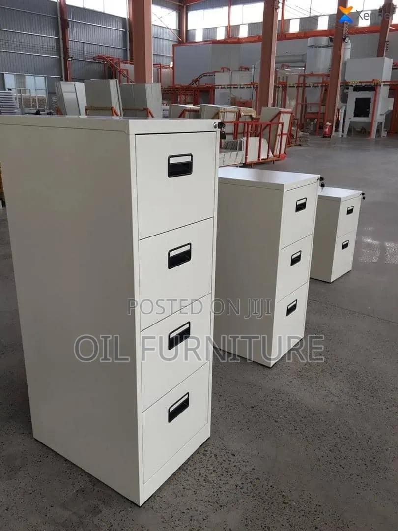 Heavy-Duty Metal Filing Cabinet With Locks (4-Drawer