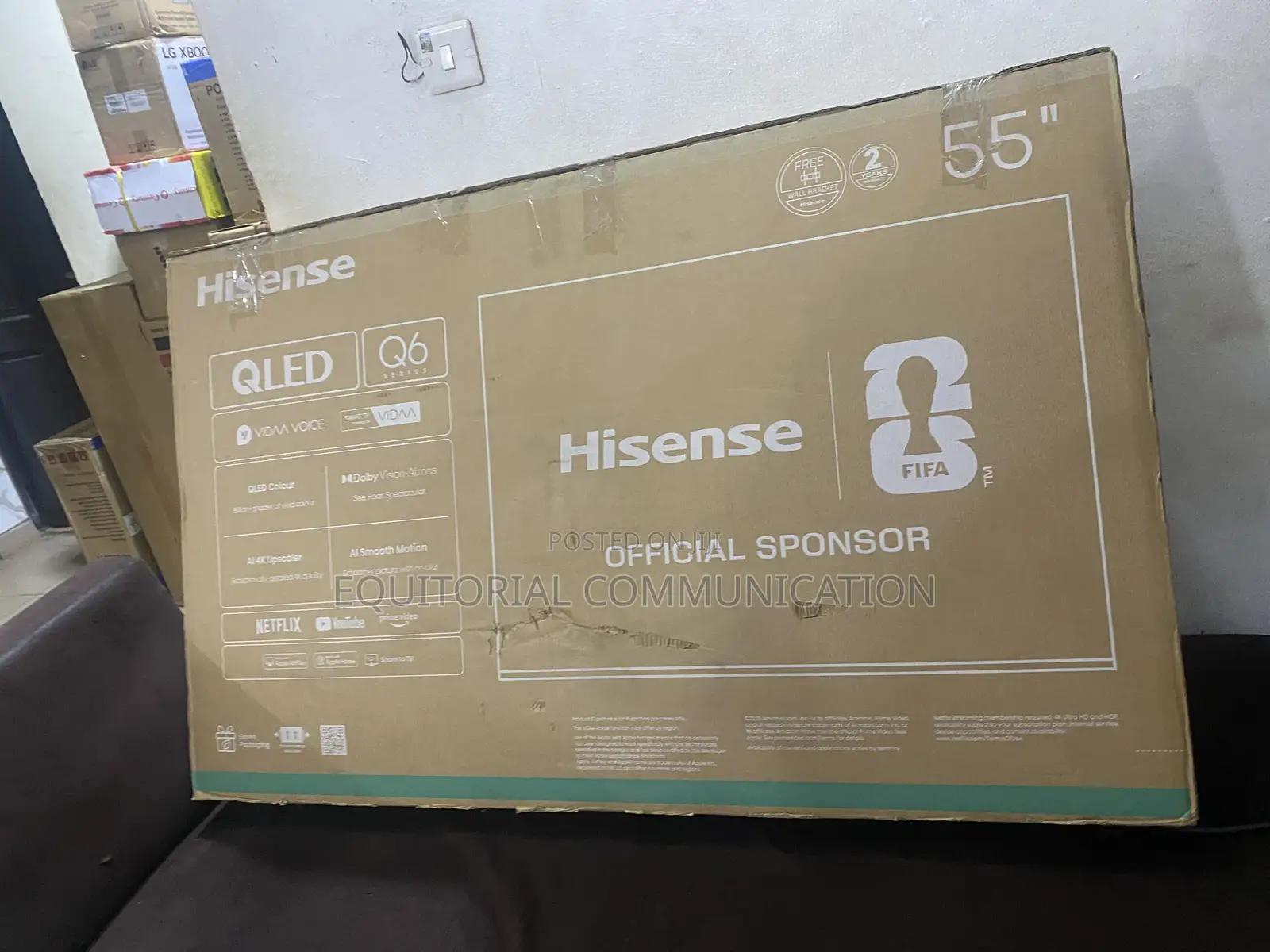 Hisense 55 Inches Smart QLED Screen Television