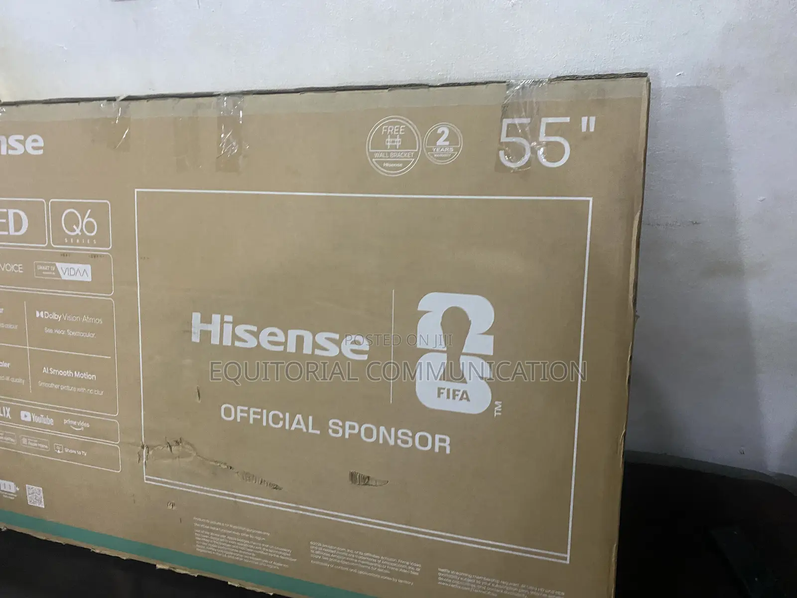 Hisense 55Q61QAVT QLED Viewing Experience TV