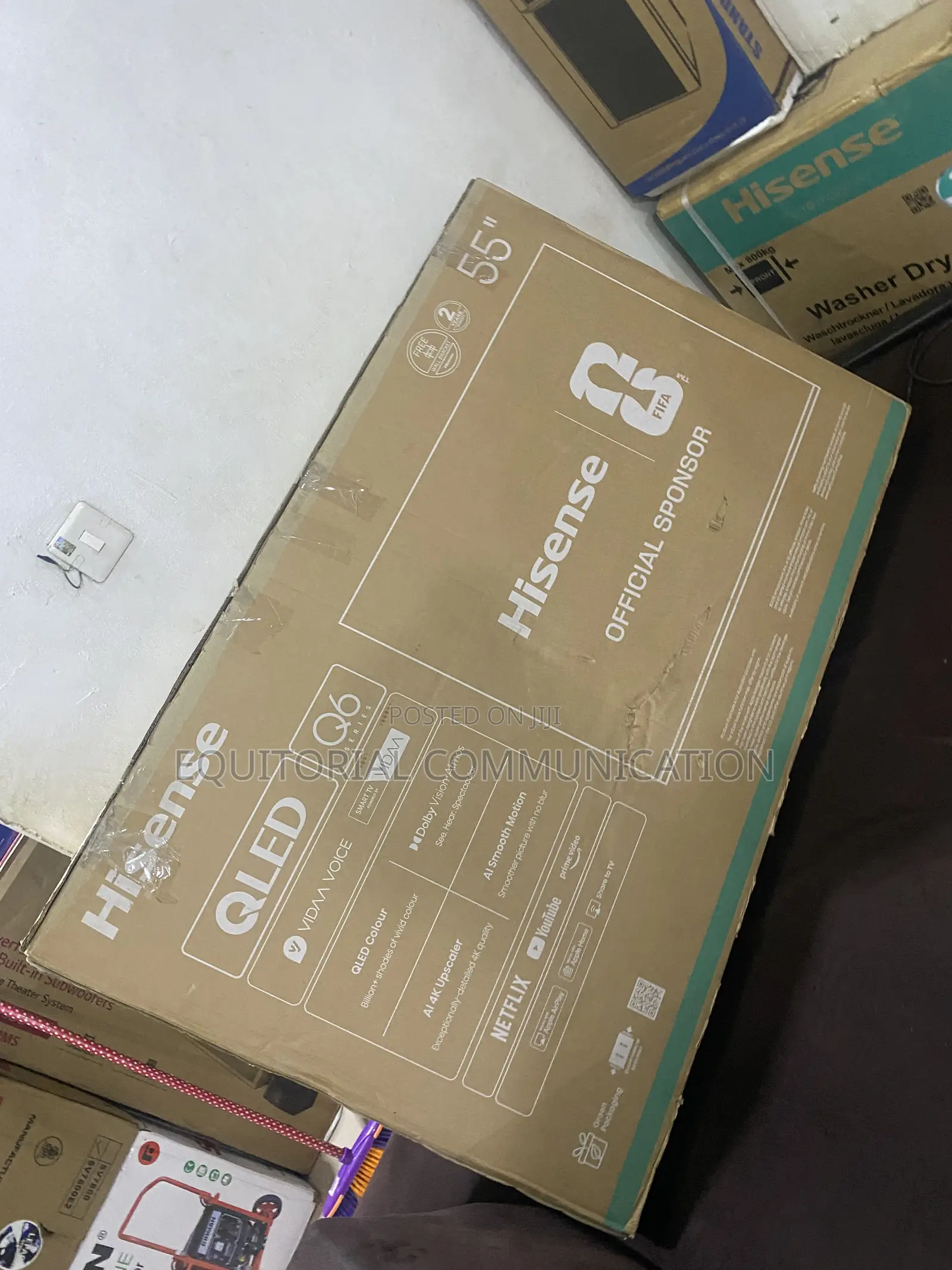 Hisense 55 Inch QLED Flat Panel Smart TV