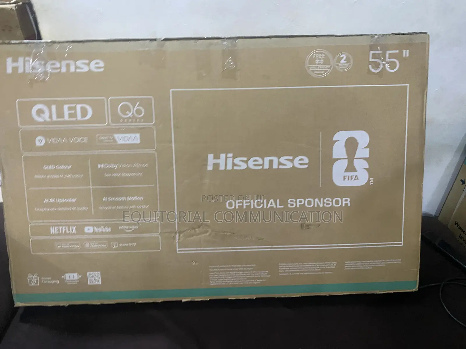Hisense 55 Inch QLED Flat Panel Smart TV