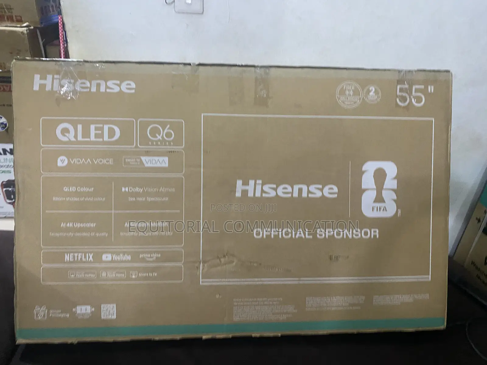 Hisense QLED TV 55 Inch Modern Television