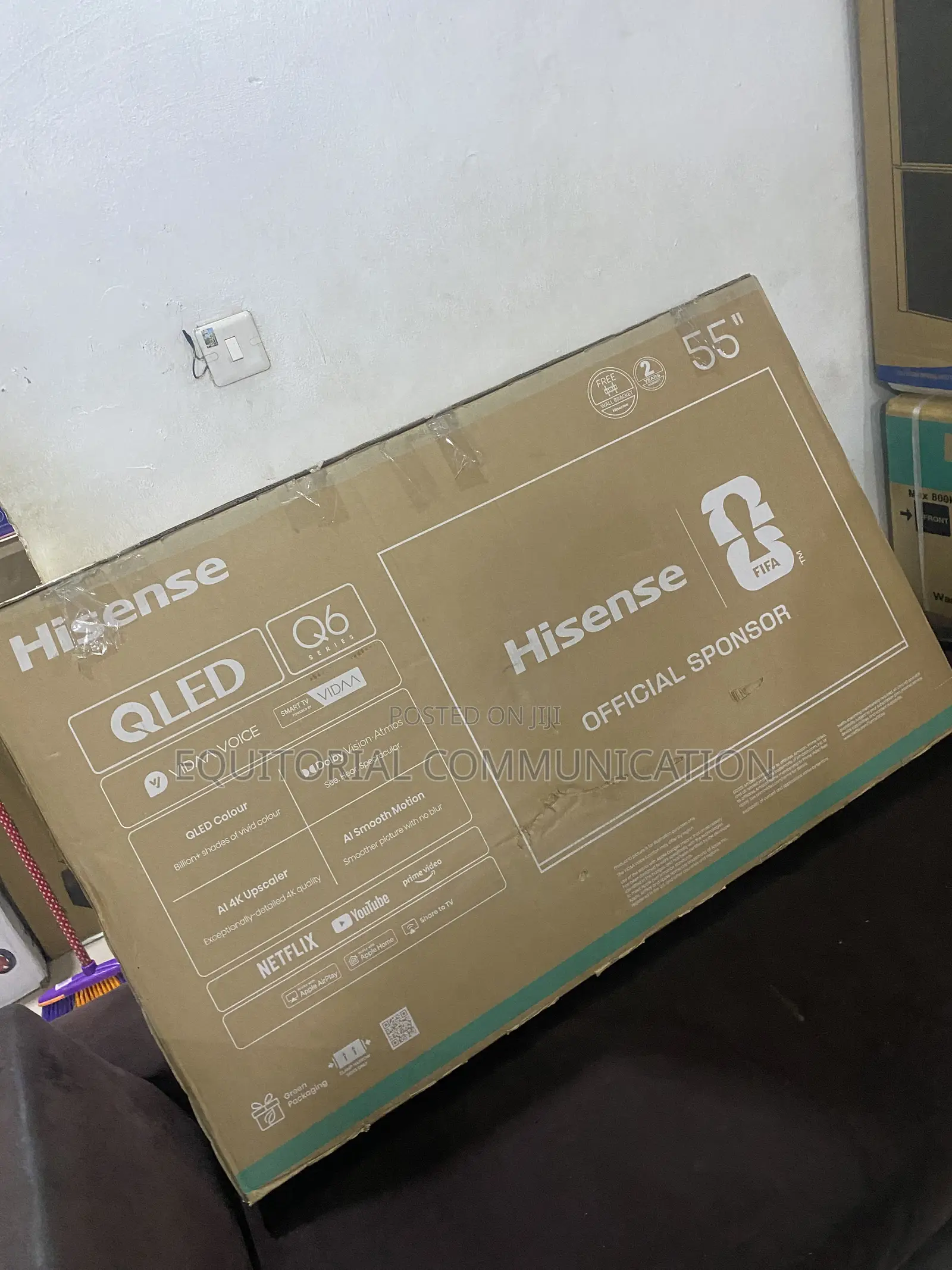 Hisense QLED TV 55 Inch Modern Television