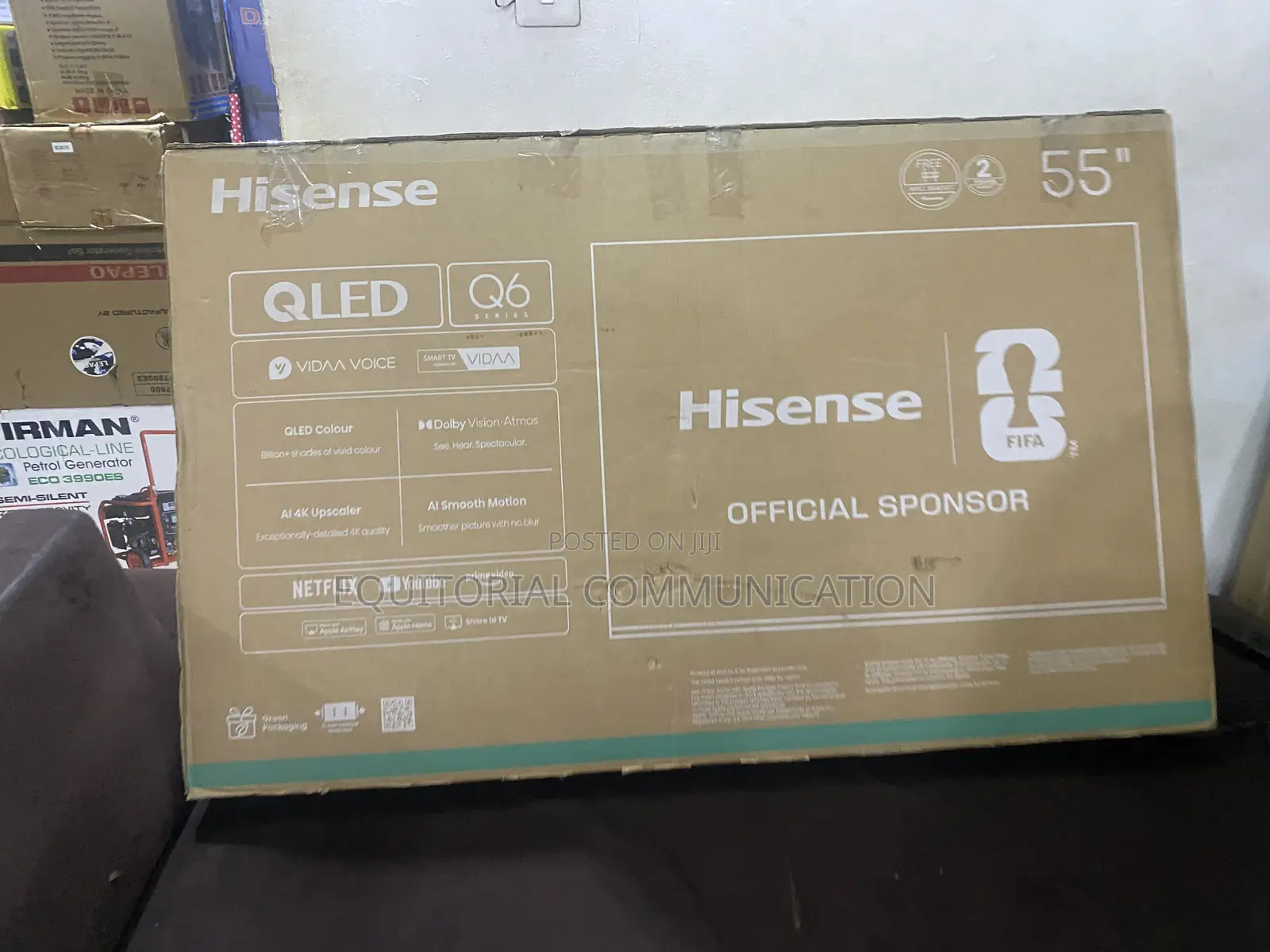 Hisense 55 Inch QLED TV for Entertainment