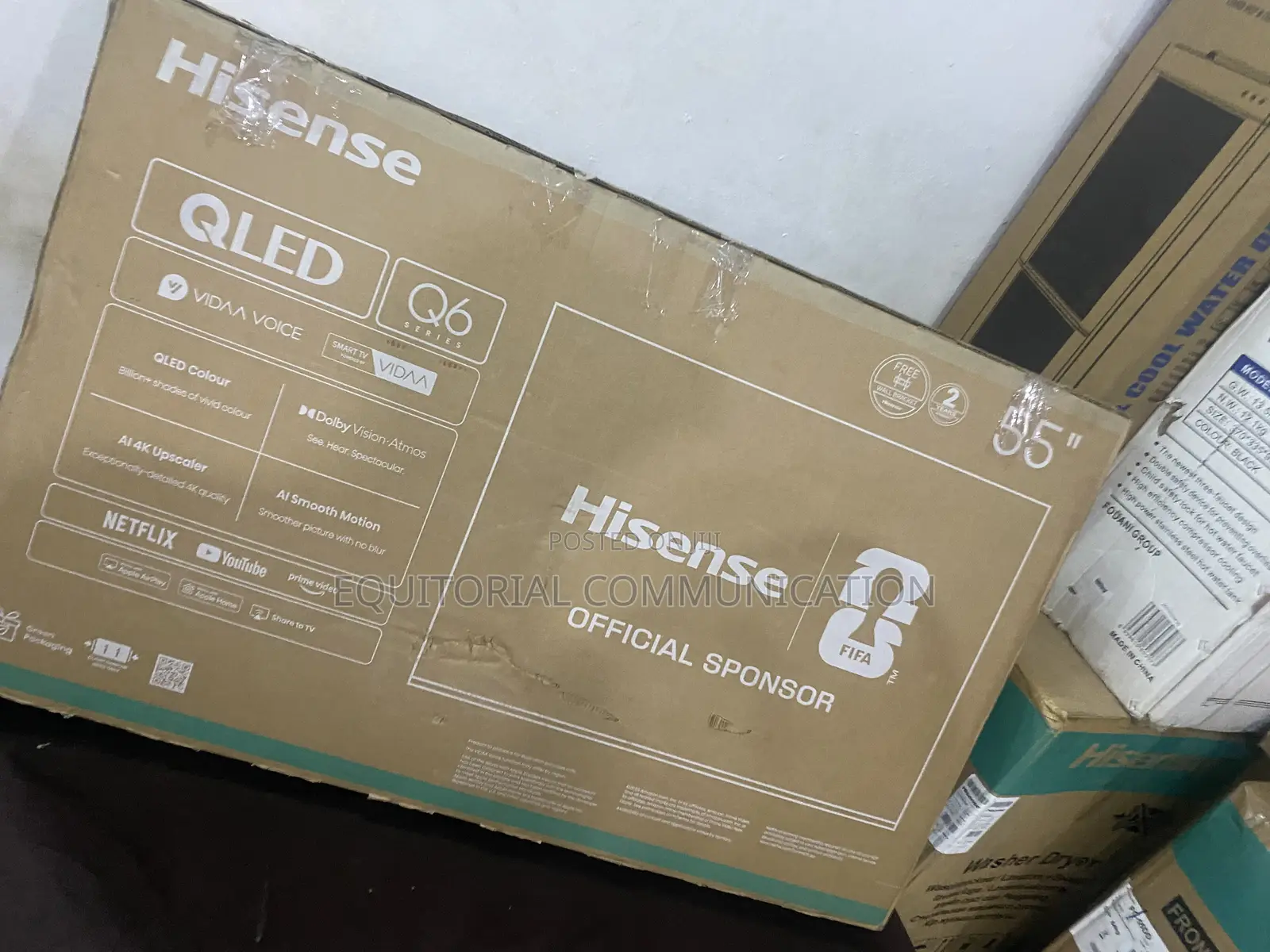 Hisense 55 Inch QLED TV for Entertainment